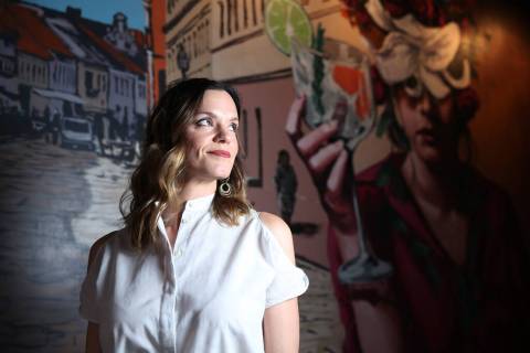 Jolene Mannina, founder of Vegas Test Kitchen, which is closing June 3, 2023, in downtown Las V ...