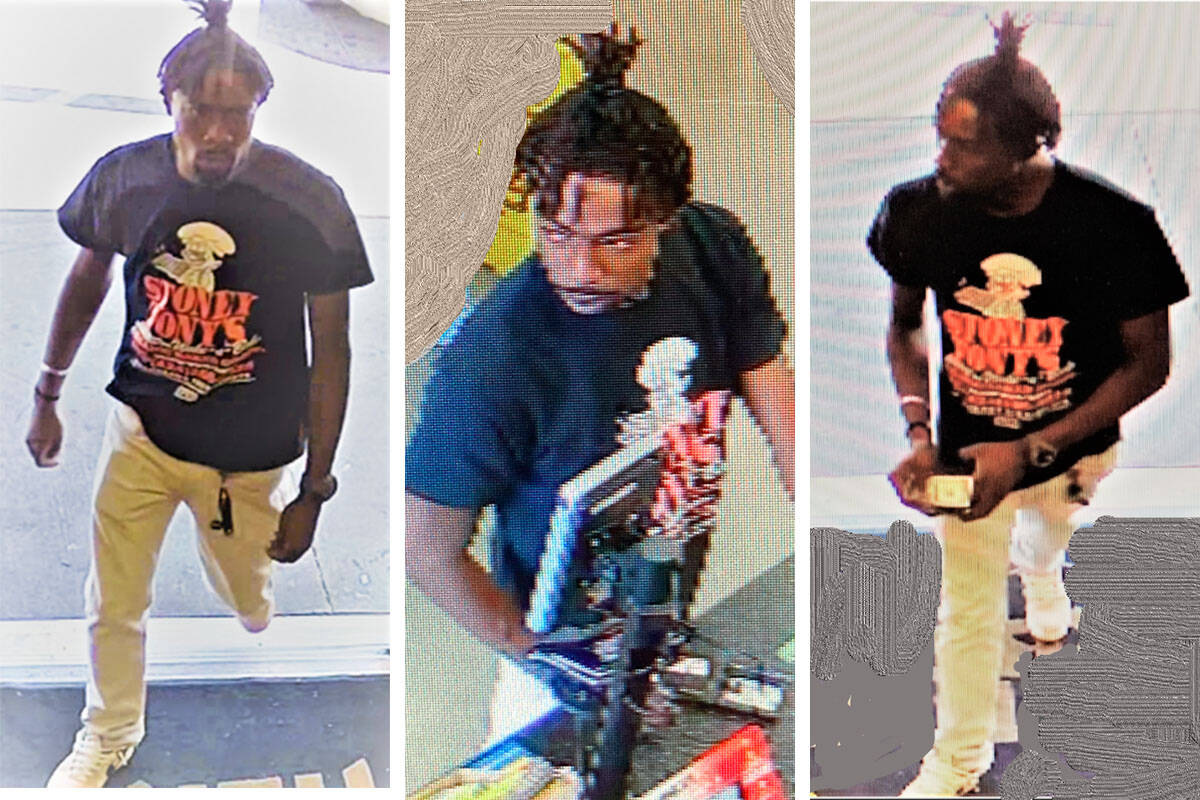 Police are seeking a man in connection with an arm ...