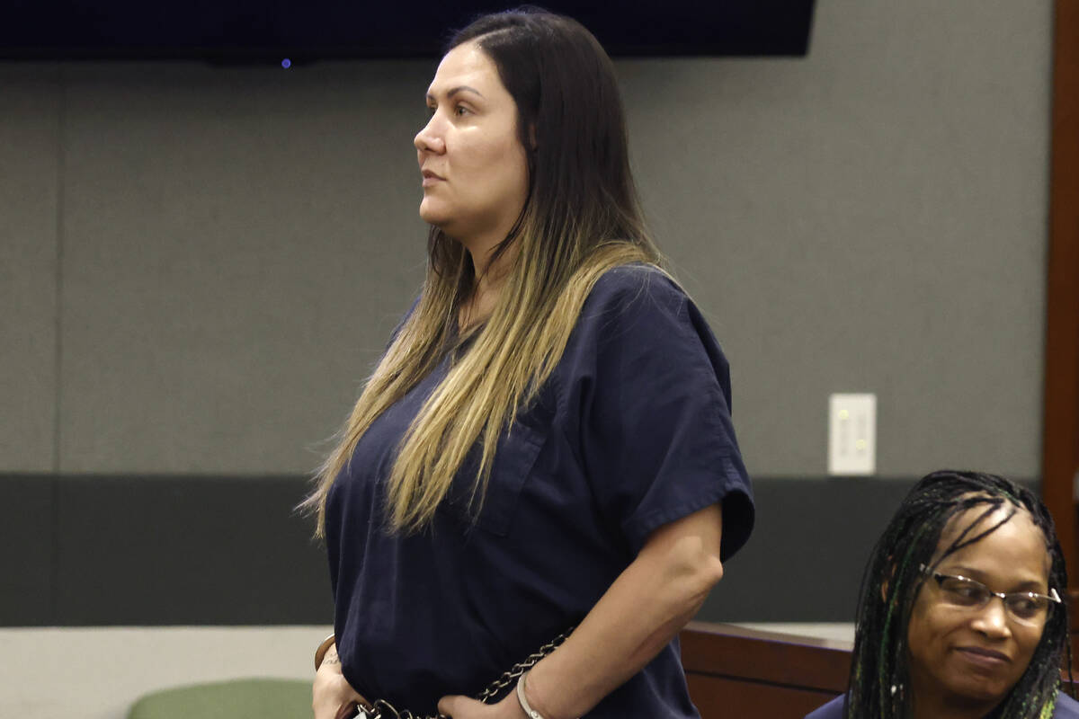 Marion Reyes appears in court at the Regional Justice Center, on Wednesday, May 31, 2023, in La ...