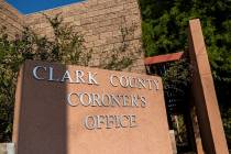 Clark County coroner’s office (Benjamin Hager/Las Vegas Review-Journal)