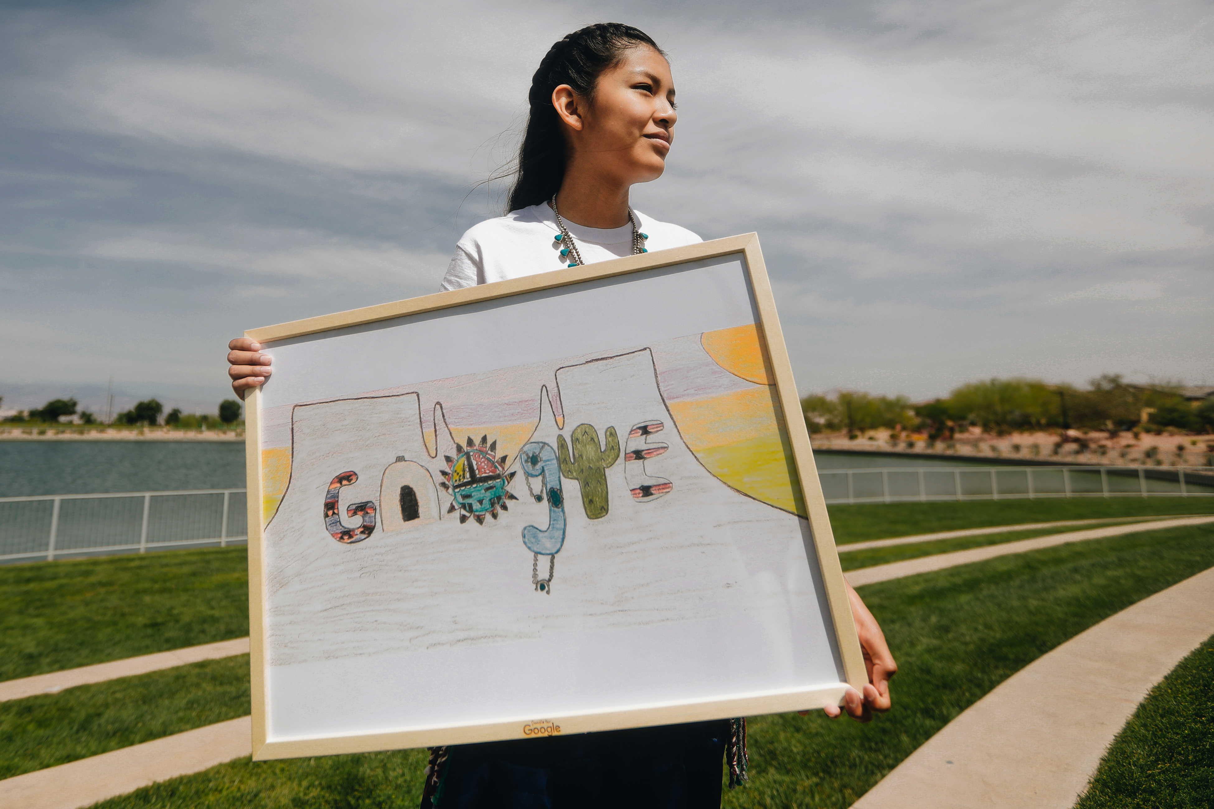 Pemenang Nevada dalam kontes Doodle untuk Google menyoroti warisan Diné