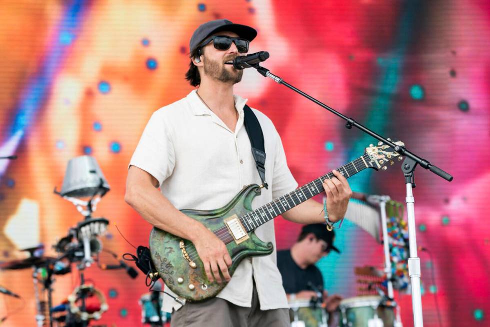 Scott Woodruff of Stick Figure performs at the Coachella Music & Arts Festival at the Empir ...