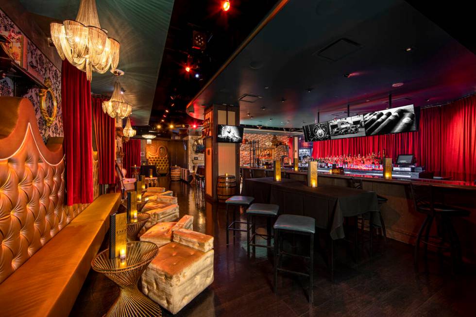 The interior of 1923 Prohibition Bar, in Mandalay Bay on the Las Vegas Strip. The bar is offeri ...