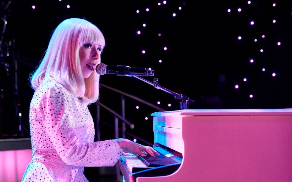 Tierney Allen as Lady Gaga in "Legends in Concert," which begins an 11-show run Monda ...