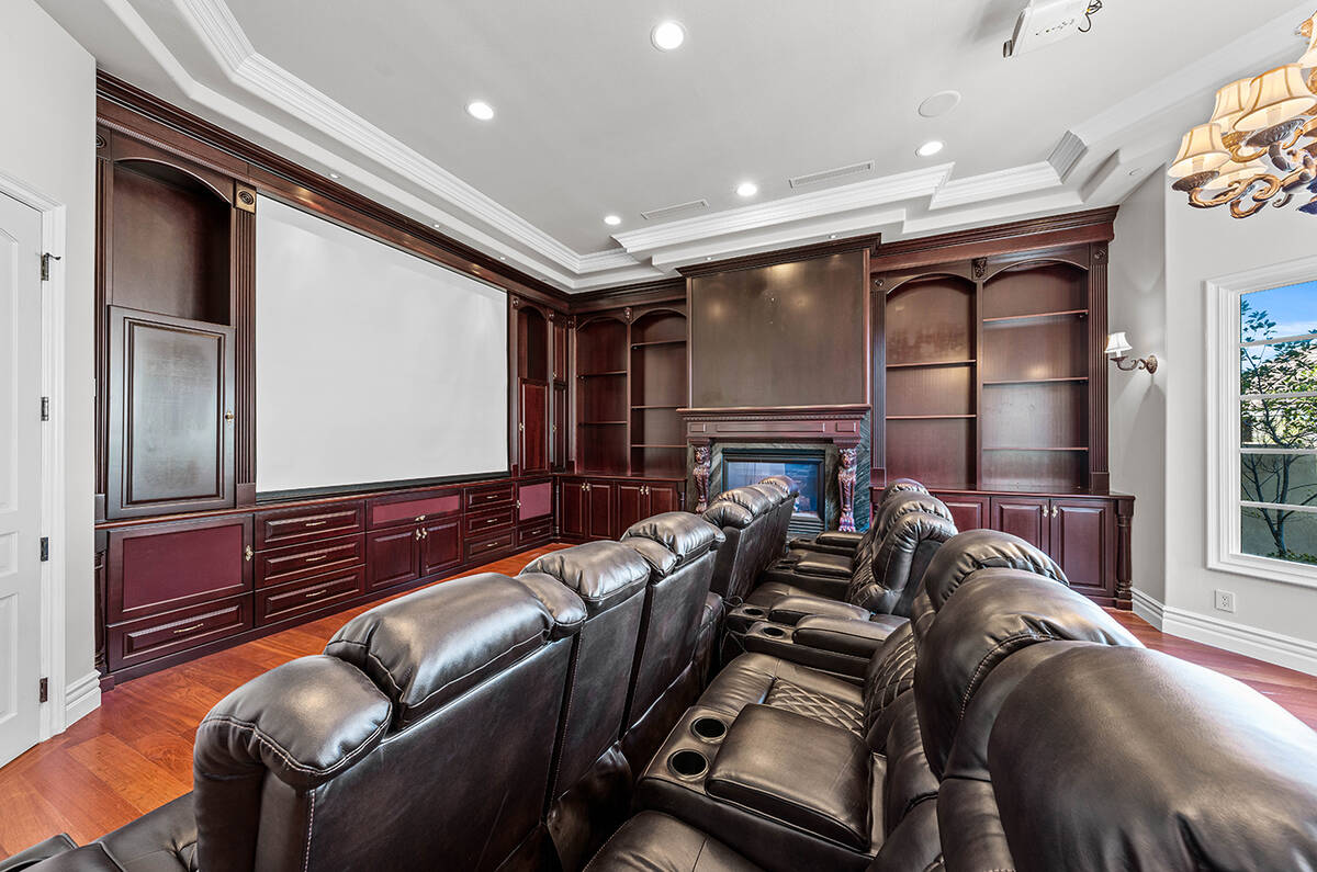 Home theater. (Berkshire Hathaway Home Services)