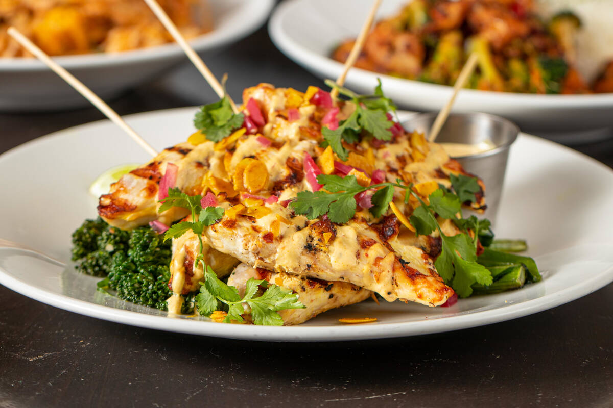 Cilantro lime grilled chicken is among the dishes being served at Kona Grill for Las Vegas Rest ...