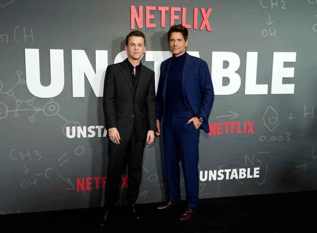 Rob Lowe, right, and his son John Owen, the co-stars, co-creators and executive producers of &q ...
