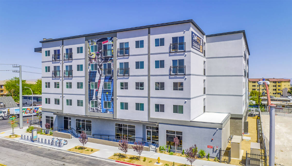 ShareDowntown opened its second apartment building in downtown Las Vegas in April. (ShareDowntown)