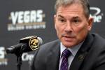Golden Knights coach, GM address the media ahead of Stanley Cup Final