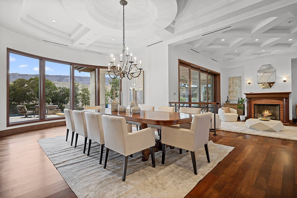 The home features a formal dining room. (Douglas Elliman, Nevada)