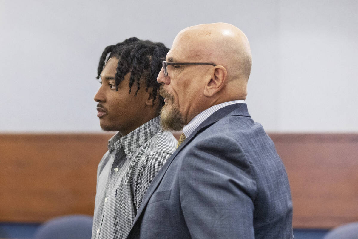 Former Bishop Gorman High School basketball standout Zaon Collins, who is accused of causing a ...