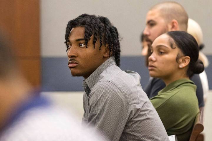 Former Bishop Gorman High School basketball standout Zaon Collins, who is accused of causing a ...