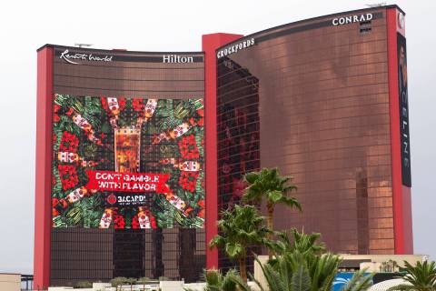Resorts World Las Vegas, located on the north end of the Las Vegas Strip, on Wednesday, June 23 ...