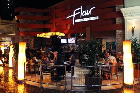 Patrons dine at Fleur at Mandalay Bay Resort in Las Vegas. (File/Las Vegas Review-Journal)
