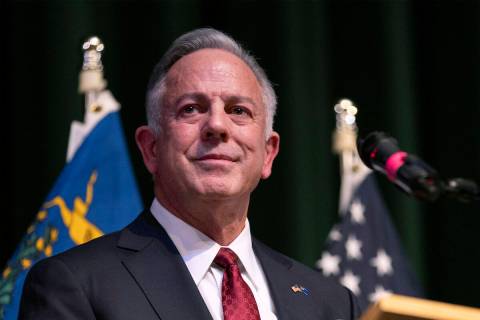 Nevada Gov. Joe Lombardo. (AP Photo/Ellen Schmidt, File)
