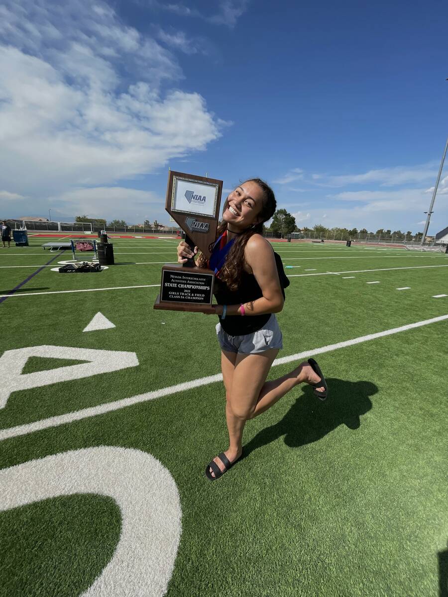 Liberty's Ali'a Matavao is a member of the Nevada Preps All-Southern Nevada girls track and fie ...