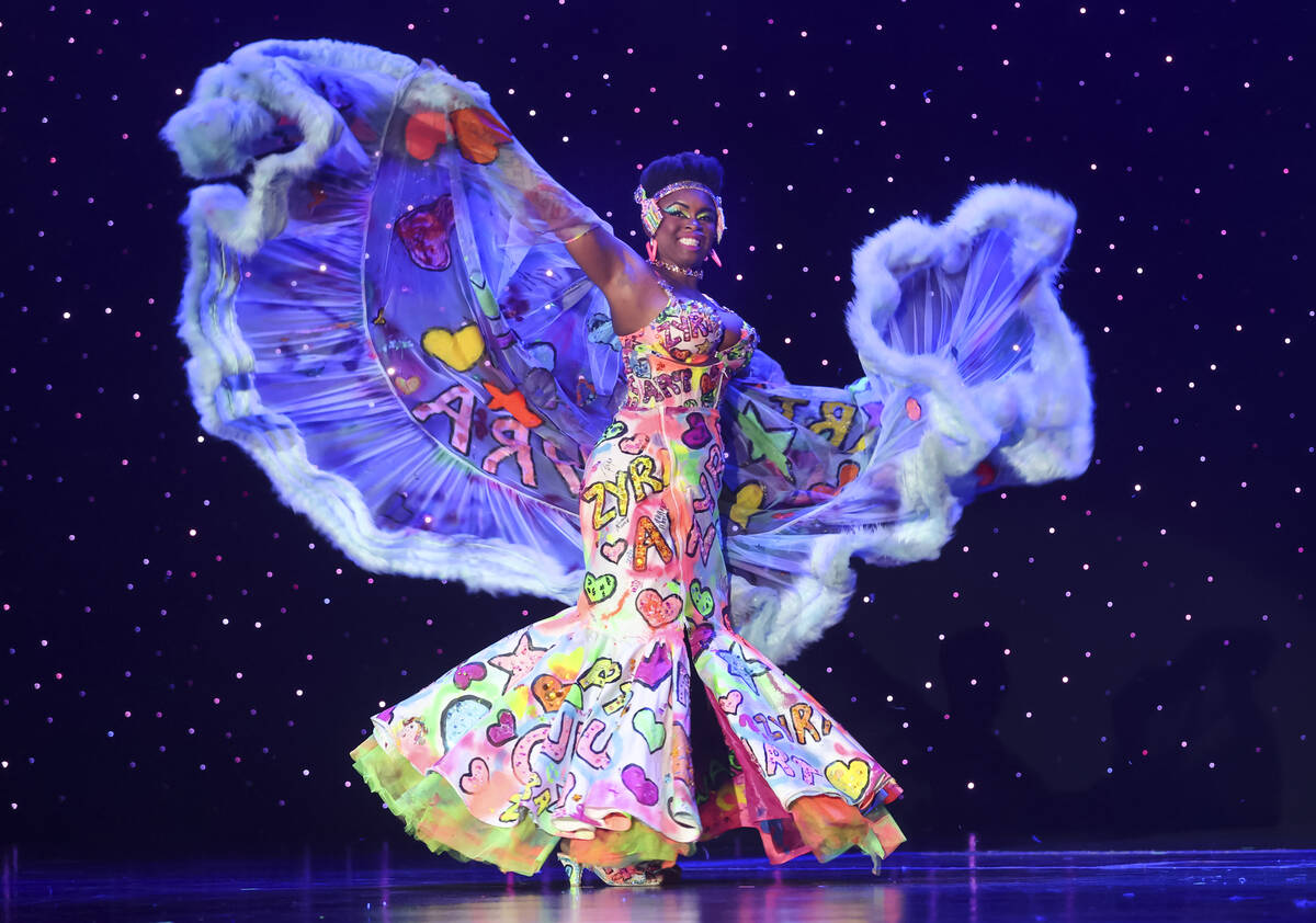 Zyra Lee Vanity, of Montreal, Canada, competes for the Exotic World title during the annual Tou ...