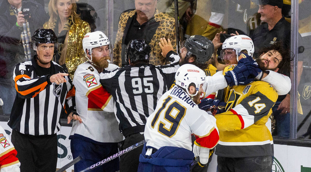 Vegas Golden Knights defenseman Nicolas Hague wins it in overtime in New  Year's Eve Showdown - VGK Today on Sports Illustrated: News, Analysis, and  More