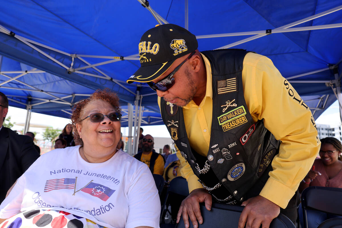 Deborah “Dee” Evans with Juneteenth Nevada and the National Juneteenth Observance ...