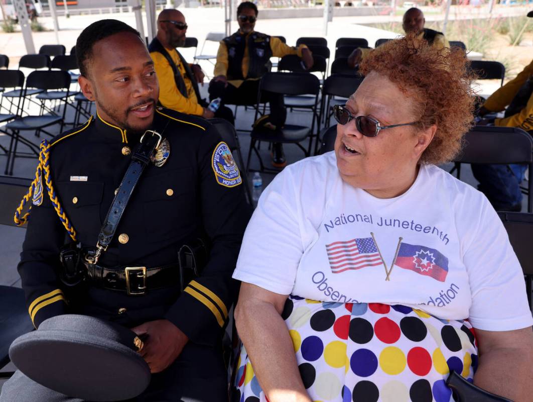 Deborah “Dee” Evans with Juneteenth Nevada and the National Juneteenth Observance ...