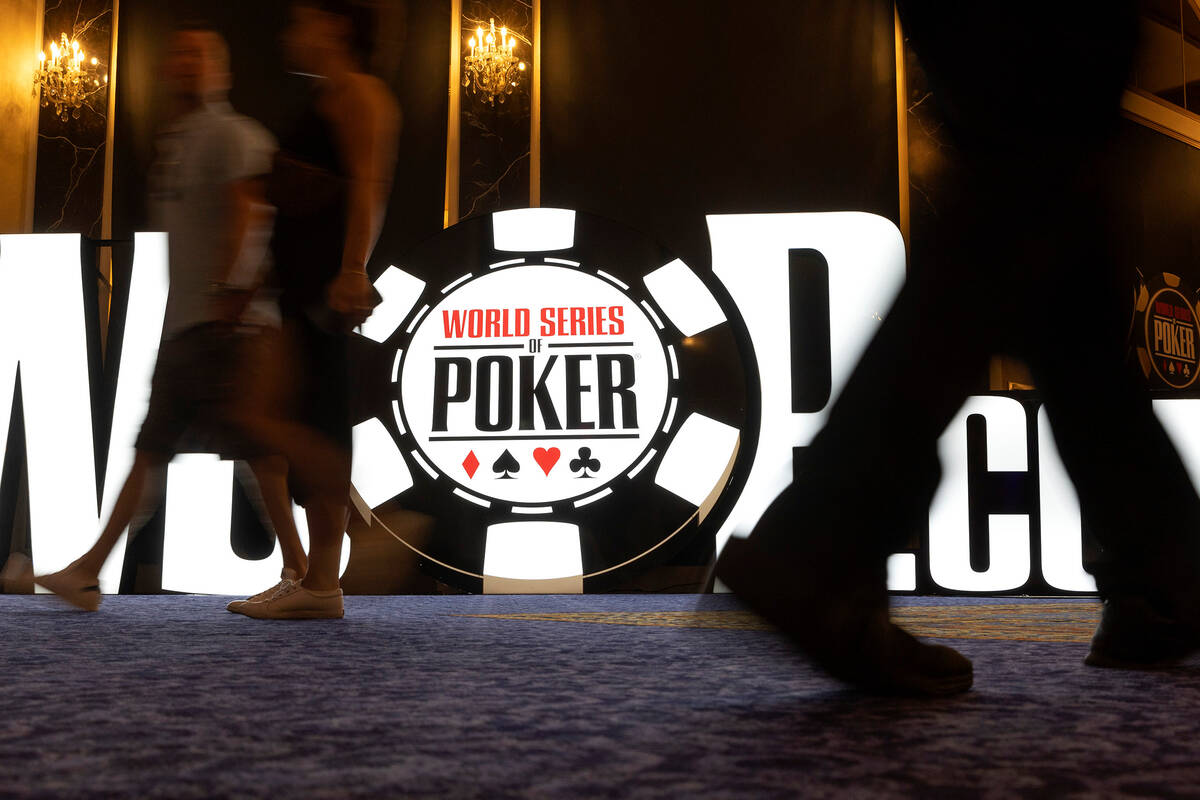 The first day of the World Series of Poker is underway at Horseshoe Las Vegas on Tuesday, May 3 ...