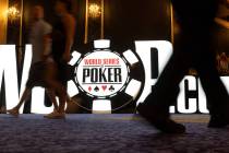 The first day of the World Series of Poker is underway at Horseshoe Las Vegas on Tuesday, May 3 ...