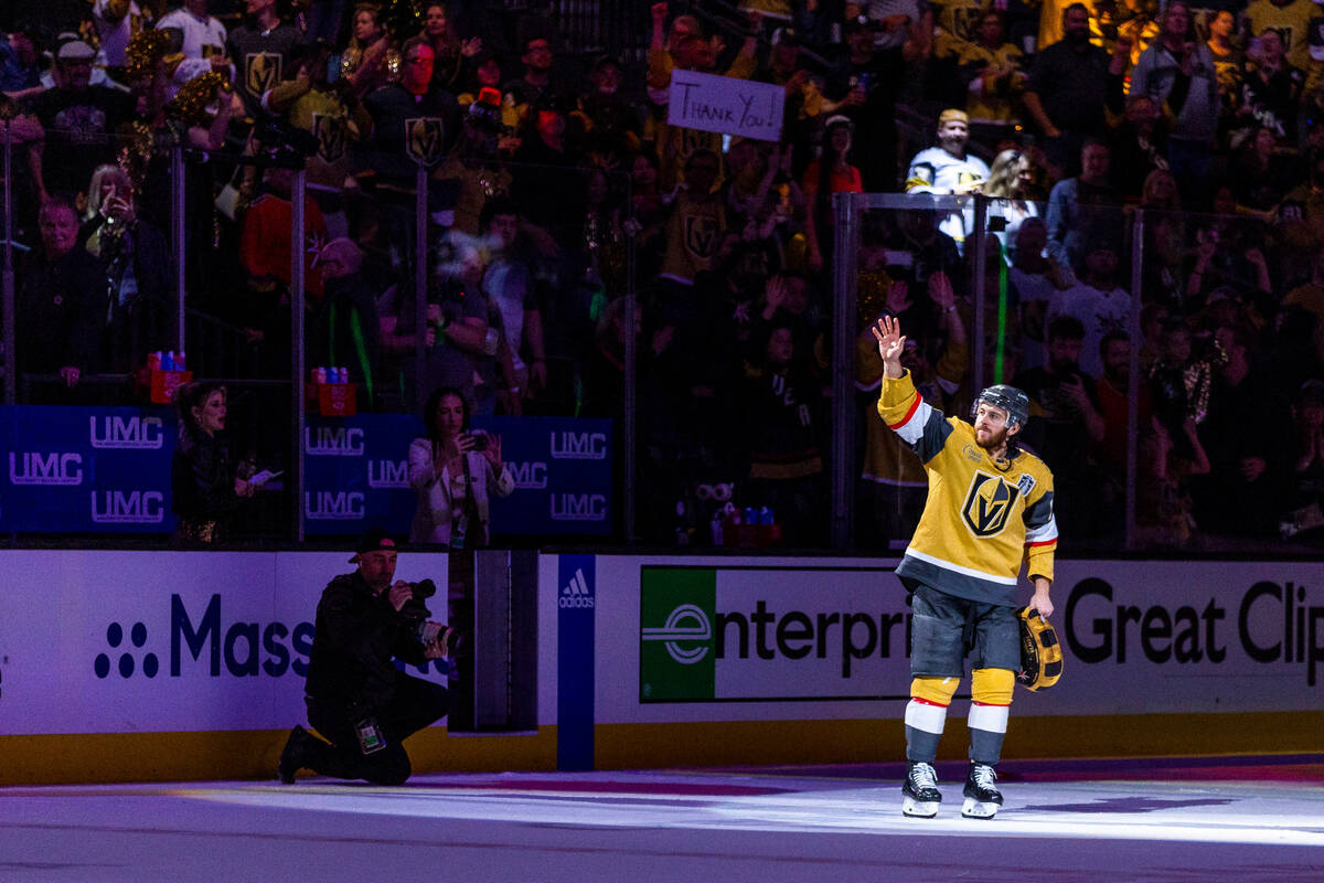 Golden Knights' Jonathan Marchessault awarded Conn Smythe Trophy