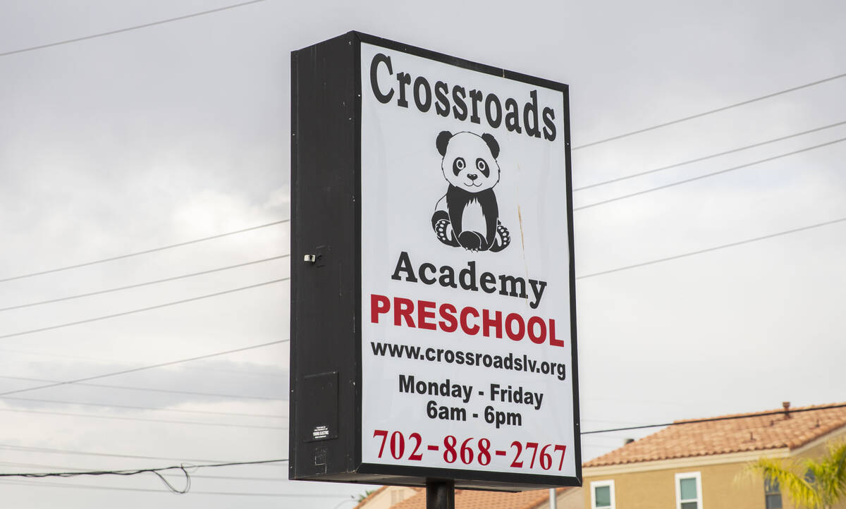 The Crossroads Academy preschool as seen off of North Tenaya Way on Wednesday, June 7, 2023, in ...