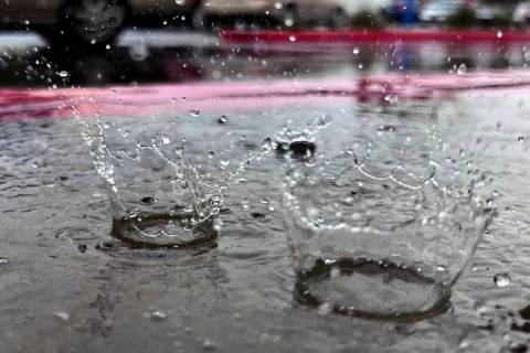 Rain is a 20 percent chance for the Las Vegas Valley on Wednesday, June 7, 2023, according to t ...