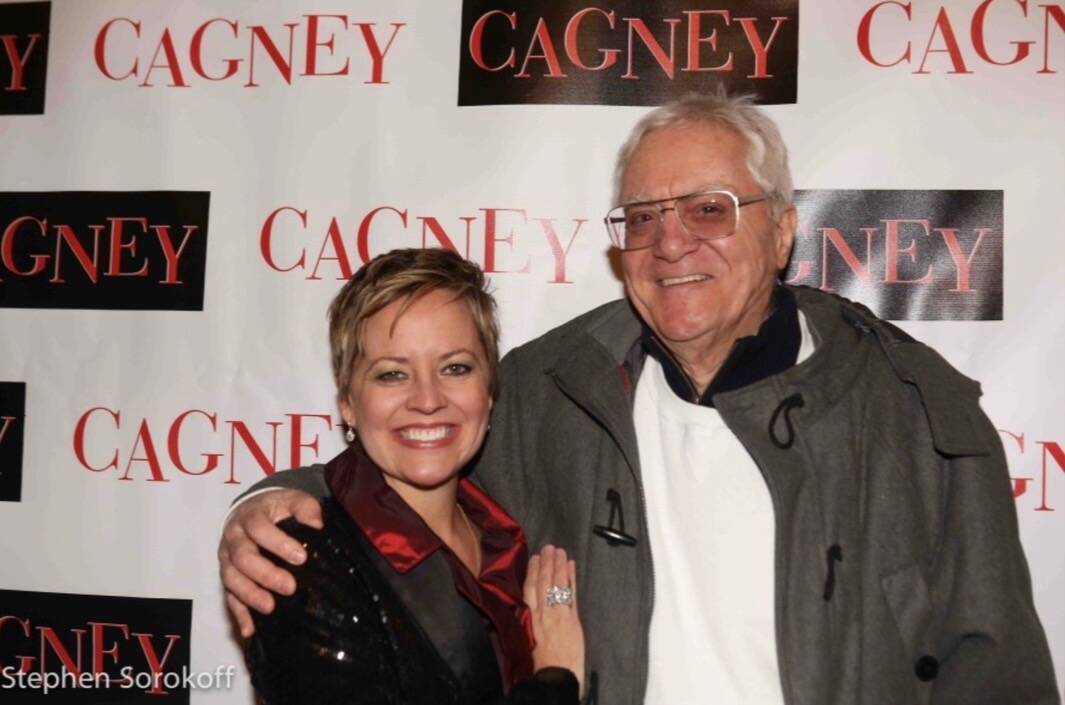Emily Conner and Pat Cooper are shown at the premiere of "Cagney," which Conner co-produced, in ...