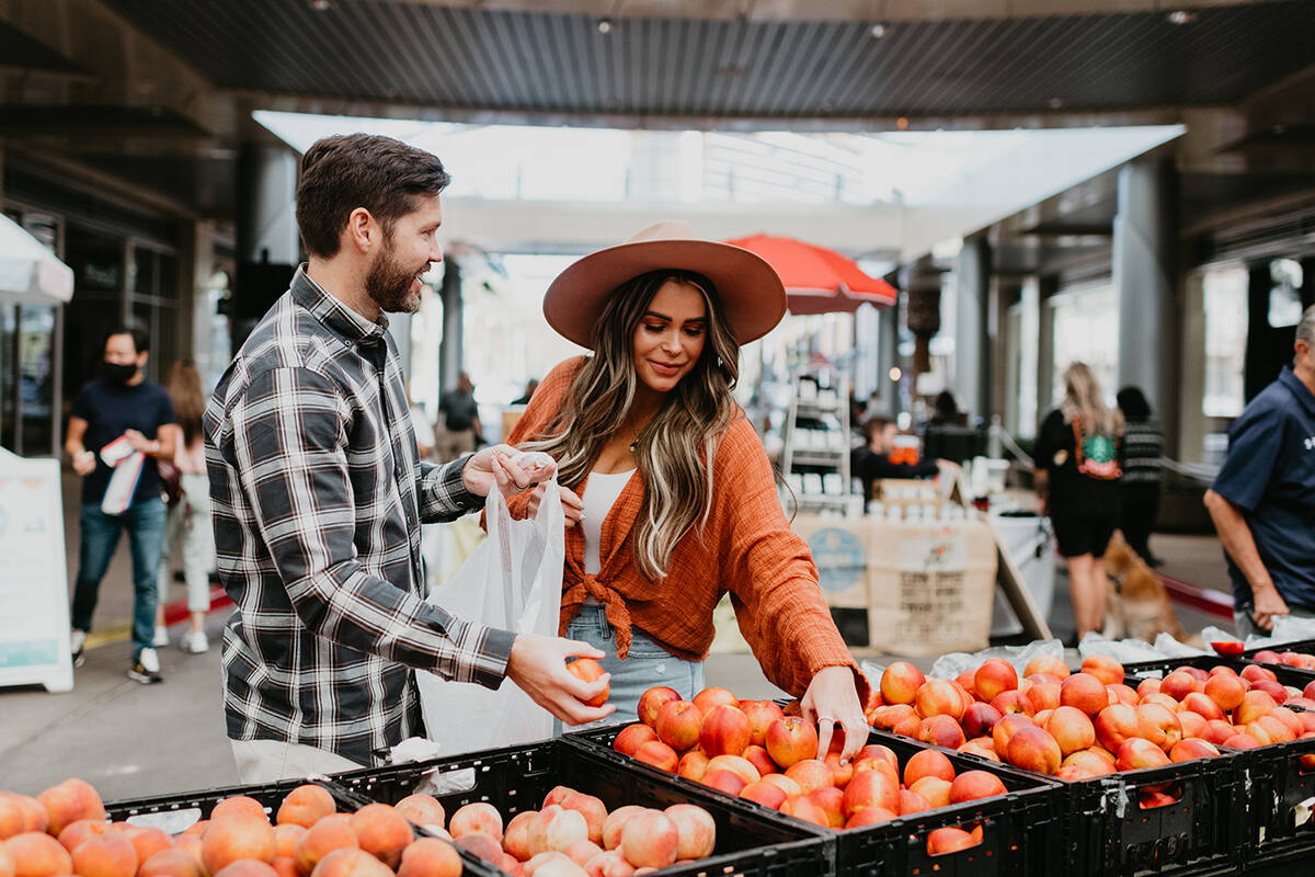 The weekly Farmers Market at Downtown Summerlin runs every Saturday morning year-round. (Summerlin)