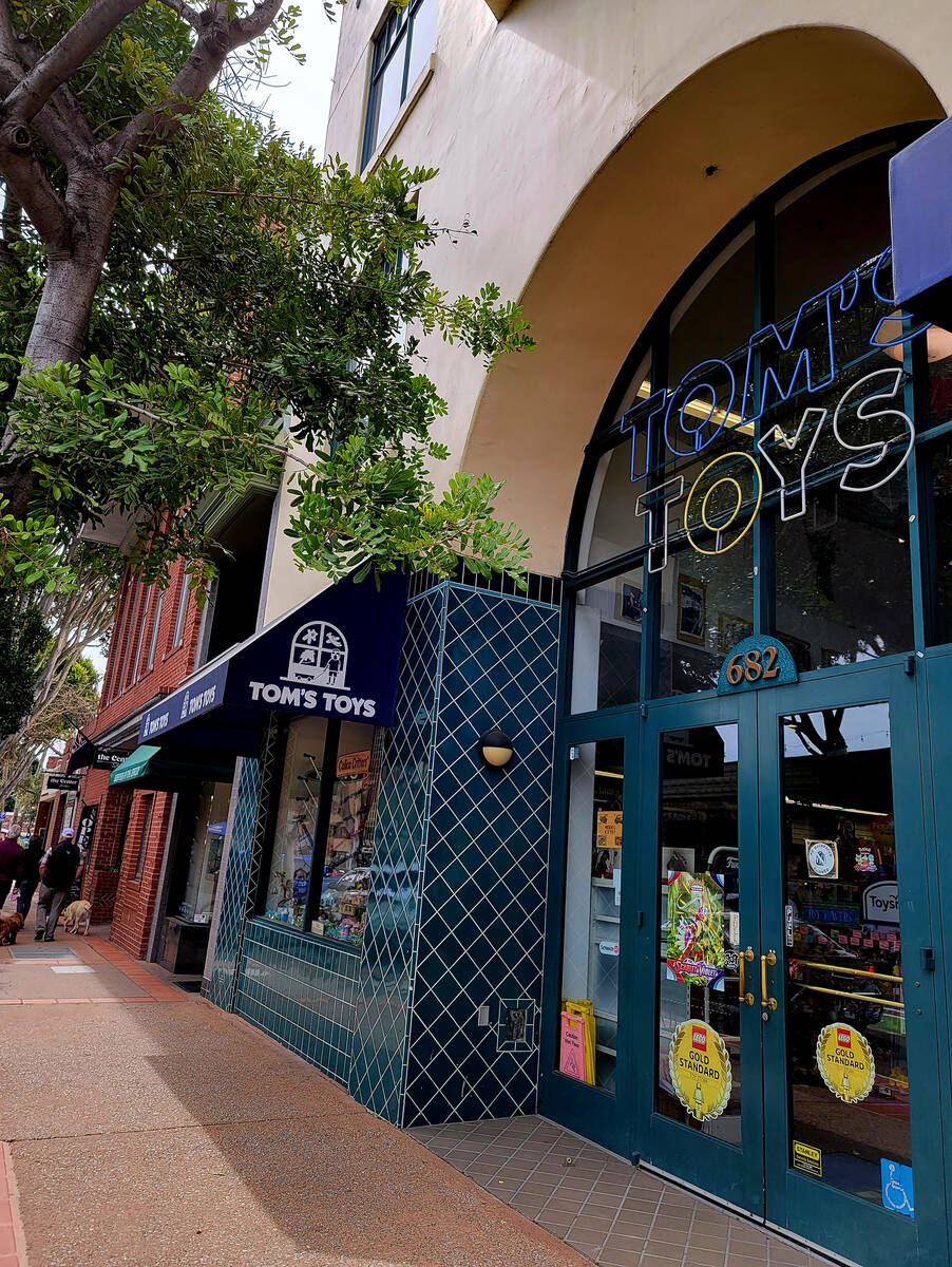 Downtown San Luis Obispo’s Higuera Street is lined with restaurants and shops, like Tom& ...