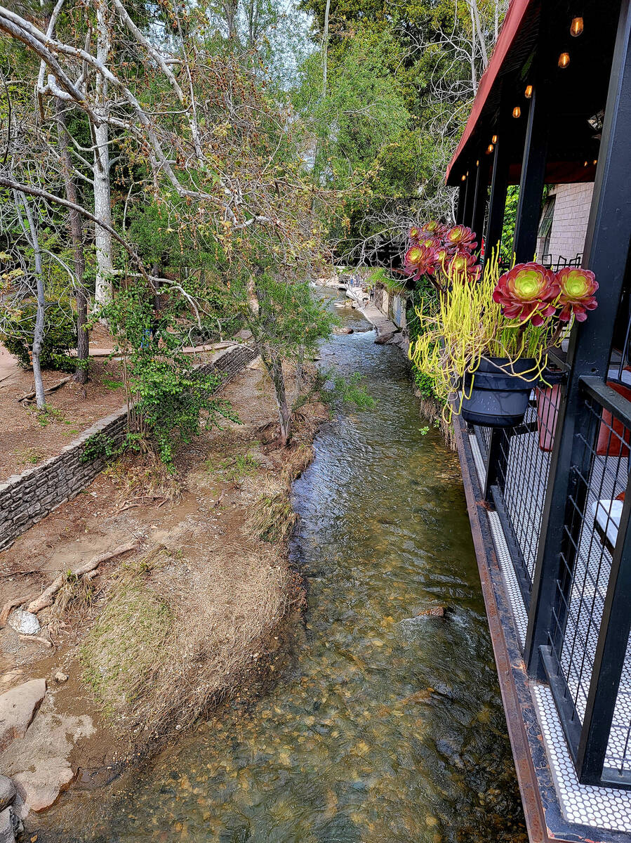A creekside path winds through Downtown San Luis Obispo for walkers. (Natalie Burt/Special to t ...