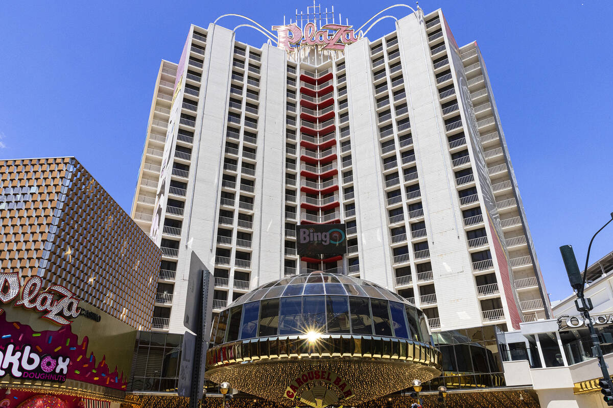 Carousel Bar is seen at the Plaza hotel and casino, on Thursday, June 8, 2023, in downtown Las ...