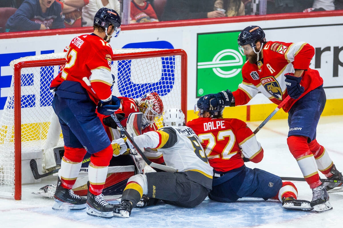 Golden Knights miss chance to take 3-0 series lead over Panthers ...