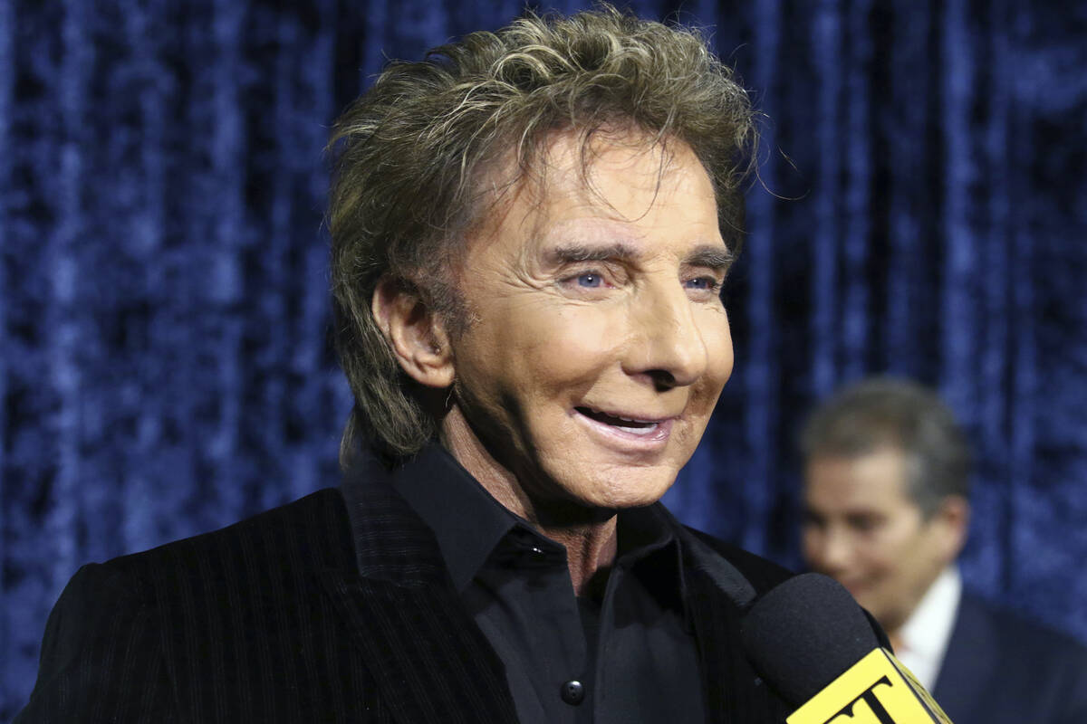 Barry Manilow attends Clive Davis' 90th birthday celebration at Casa Cipriani on Wednesday, Apr ...
