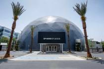The Big Dome in Burbank, California, houses a screen that is one-quarter of the size of those a ...