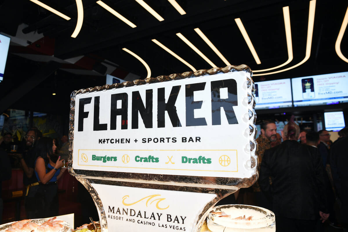 A general view at the grand opening of Flanker Kitchen & Sports Bar at Mandalay Bay Resort & Ca ...