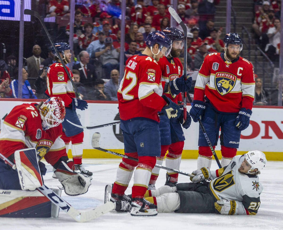 Barkov sets Panthers' points mark in win over Red Wings