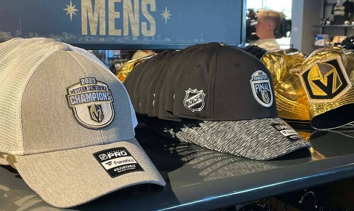 Golden Knights Selling Licensed Merchandise to Fans in 120 Countries; VGK  Knock Off Caps, 5-3 - LVSportsBiz