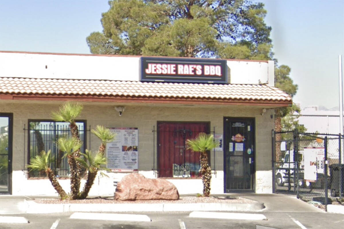 Jessie Rae’s BBQ at 5611 S. Valley View Blvd. in Las Vegas is seen in a screenshot. (Google)