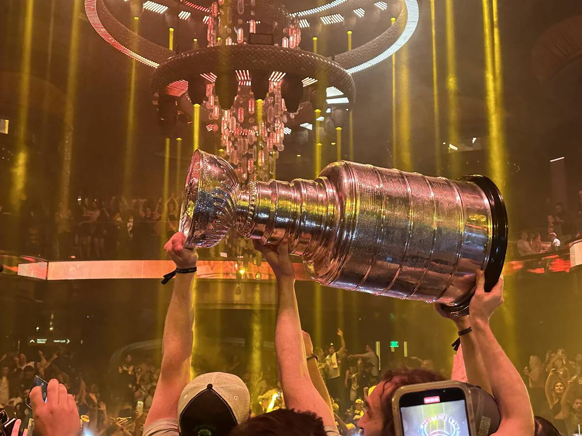 Inside the Golden Knights' introduction to the Stanley Cup - Las Vegas Sun  News