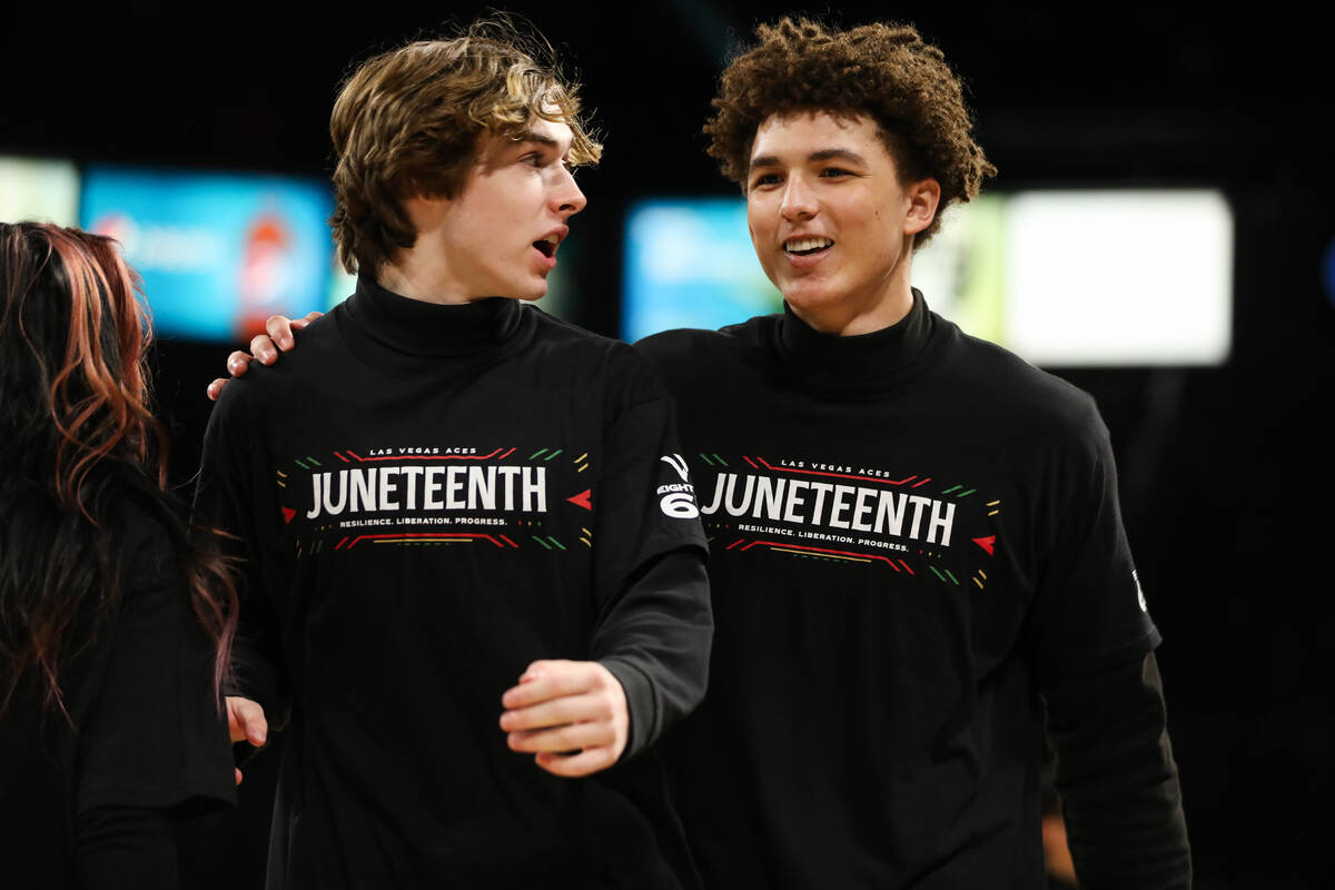 Members of the Full Tilt Dance Group wore Juneteenth gear in honor of the Juneteenth holiday on ...