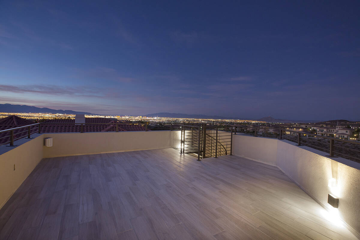 The rooftop has the view. (Douglas Elliman of Nevada)