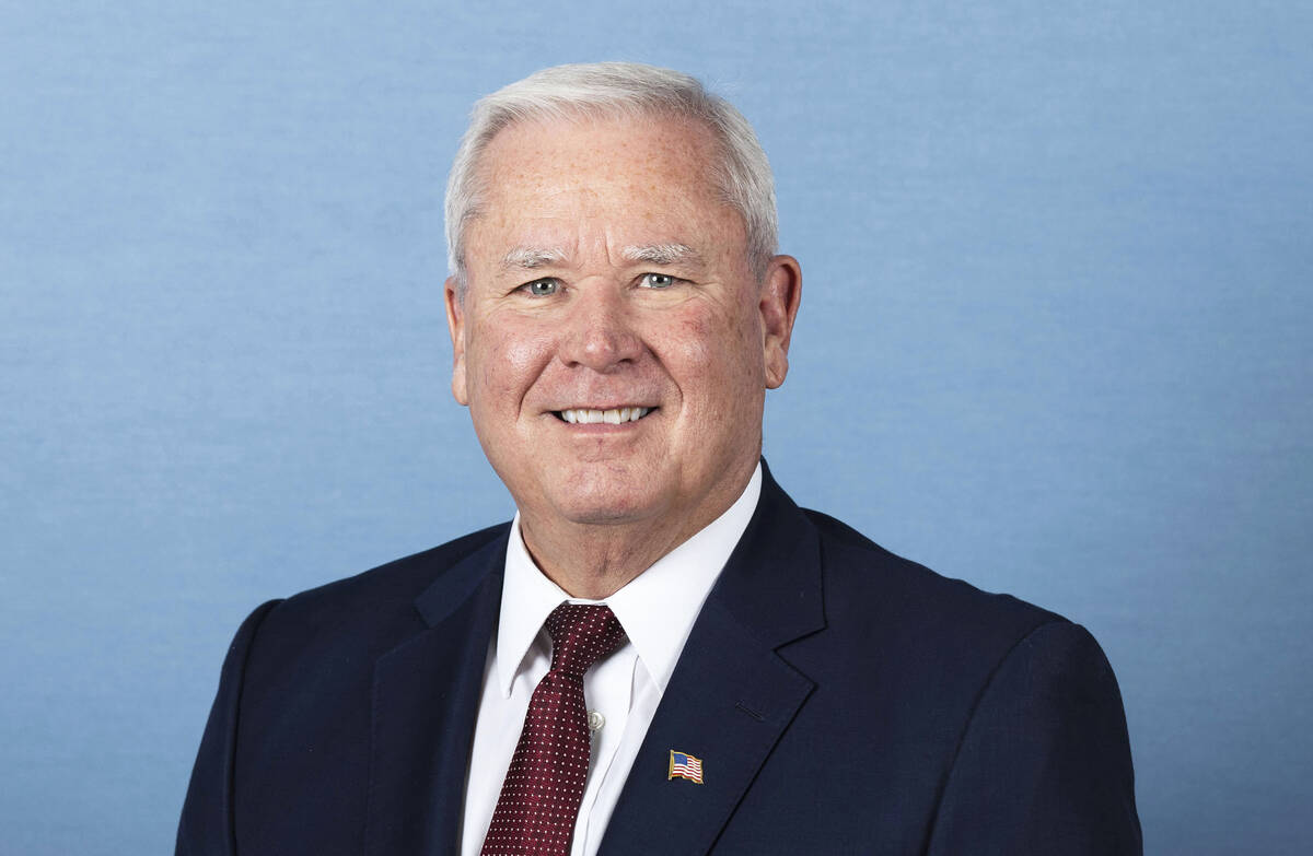 Retired U.S. Army Col. Mark Robertson, who in 2022 ran against Democratic Rep. Dina Titus in Ne ...