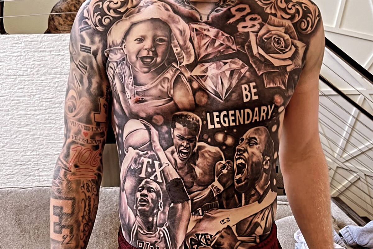 Lonzo Ball shows off new Steve Butcher designed “Black History Icons” tattoo  sleeve