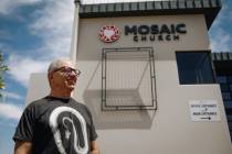Tim Agnello, a pastor at Mosaic Church, poses for a portrait on Thursday, June 22, 2023, at the ...