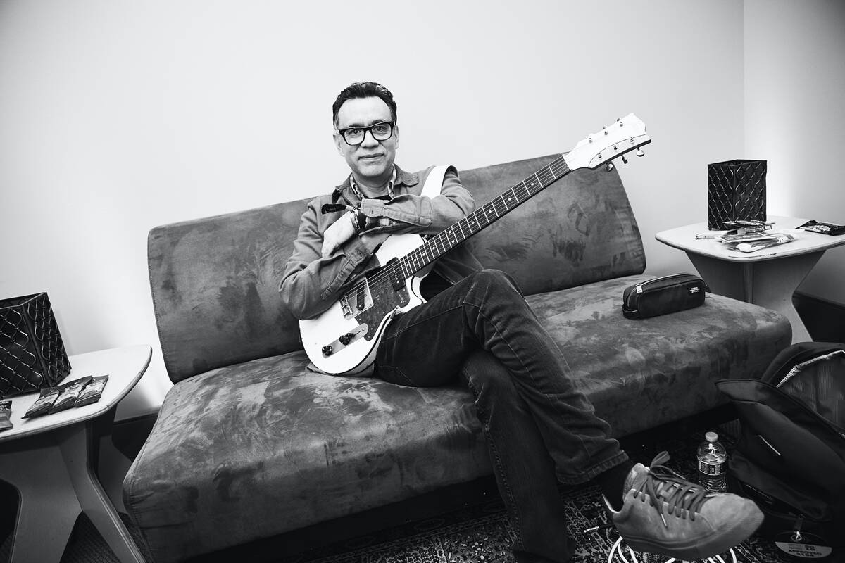 Fred Armisen is shown backstage at Life is Beautiful in September 2019. (Kourey Angelo)