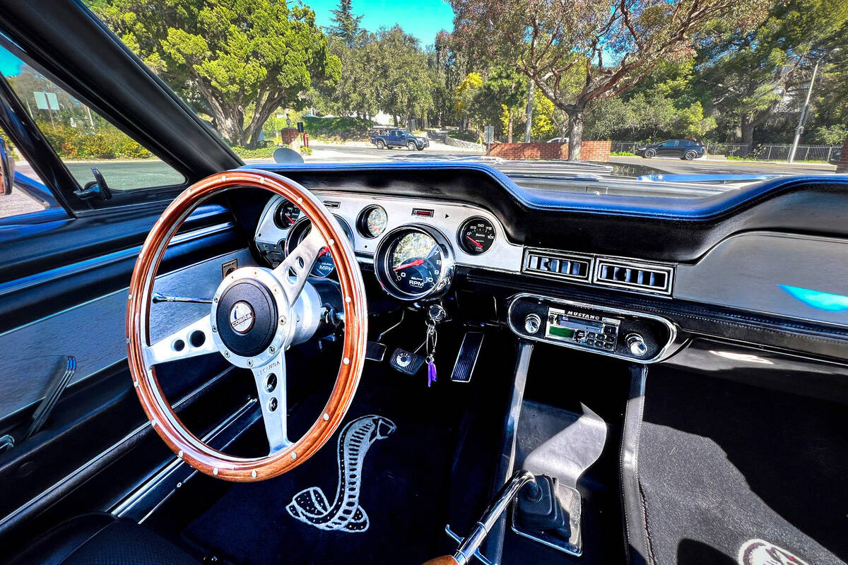 Danny Gans’ customized 1967 Ford Mustang “Eleanor” replica is up for bid at the Barrett-J ...