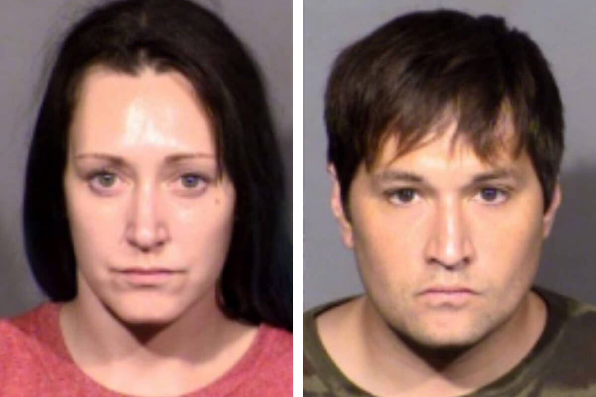 Kara Dugan, left, and Jeffrey Terakami (Boulder City Police Department)